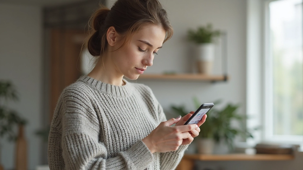 Мобильное приложение для отслеживания расходов на экране смартфона с графиками и статистикой